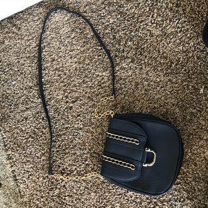 Black and gold Purse